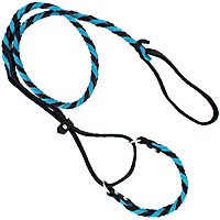 Braided Leather Martingale Agility Leads - 4'